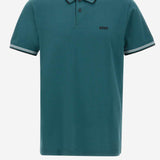 Polo in cotone stretch con logo 50506193 356 HUGO BOSS 