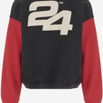 FELPA IN COTONE CON LOGO SG2420105 JETBLACKSCEPTRERED SUMMER GAMES 