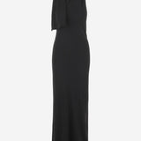 ABITO LUNGO ROZA IN VISCOSA 54614132W4132 200 KHAITE 