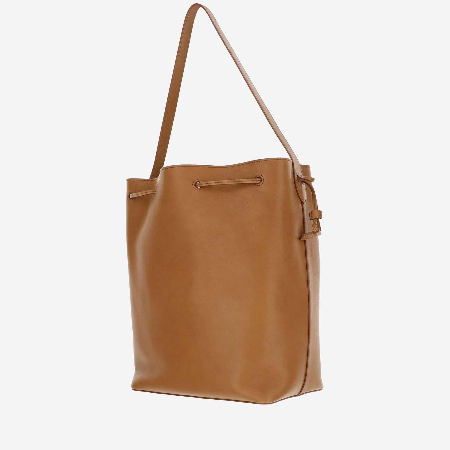 Borsa a spalla Belvedere in pelle W1664L72 BRG THE ROW 