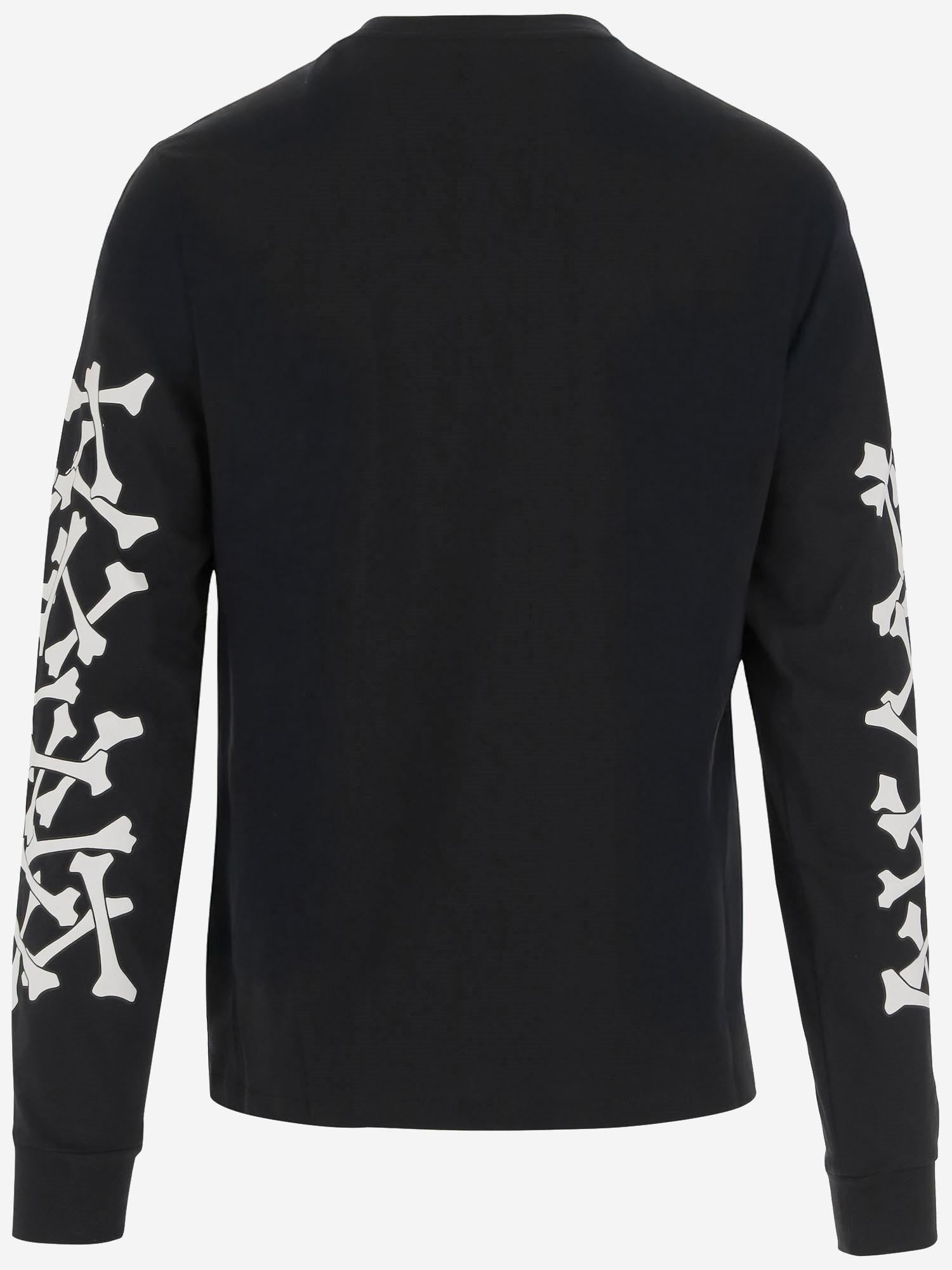 FELPA IN COTONE CON STAMPA E LOGO AMJYTE 1076Black AMIRI 