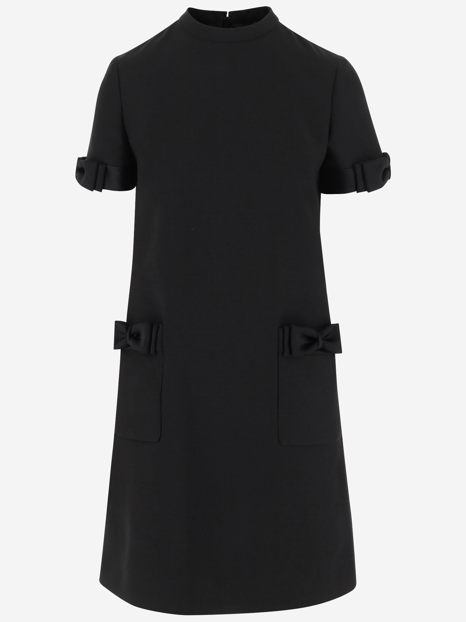 ABITO CORTO IN CRÊPE COUTURE 7B3VAFH6 1CF0NO VALENTINO 