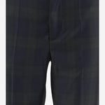 Pantaloni Angela in lana tartan con risvolto W25313 0390 SASUPHI 