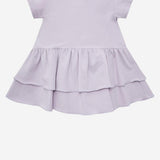 ABITO IN COTONE CON RUCHES 8I0000489AUM 509 MONCLER ENFANTS 