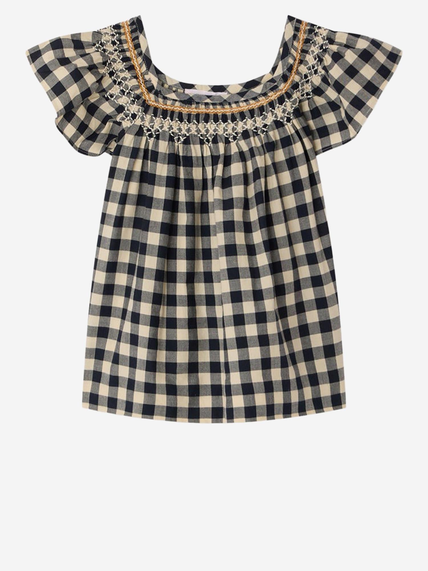 CAMICIA CARLIE IN COTONE S06GBLW00008 894 BONPOINT KIDS 