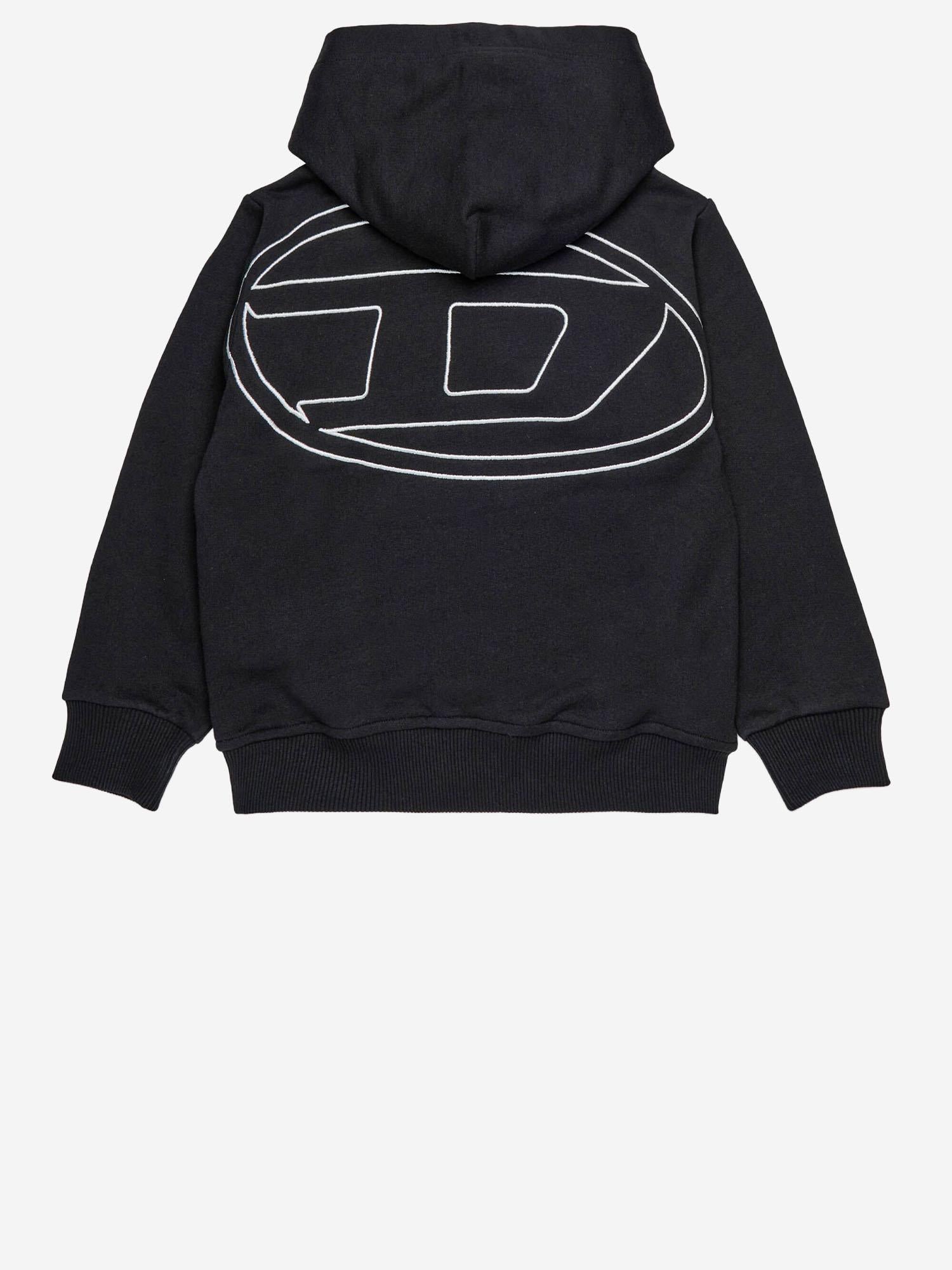 FELPA IN COTONE CON LOGO J02275 0GYCJK900 DIESEL KIDS 