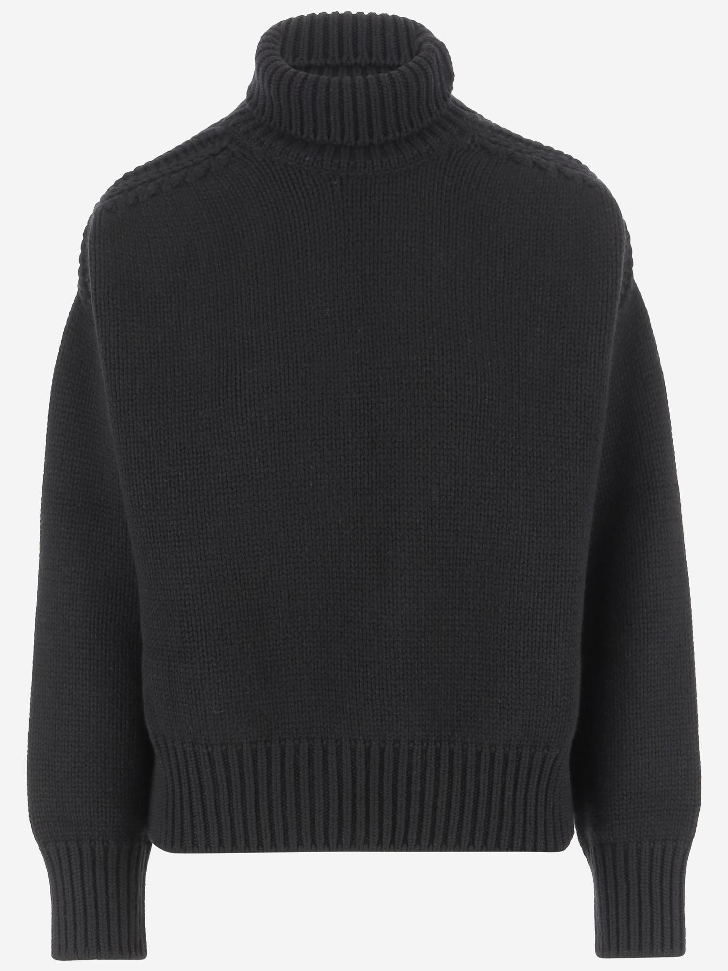 Maglia in cashmere a collo alto W25605 0900 SASUPHI 