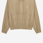 Giacca a vento in tela effetto stropicciato 863244 YZ9GH2576 SAINT LAURENT 