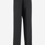 PANTALONI SARTORIALI IN GABARDINE DI LANA J02KA0347 J40002001 JIL SANDER 