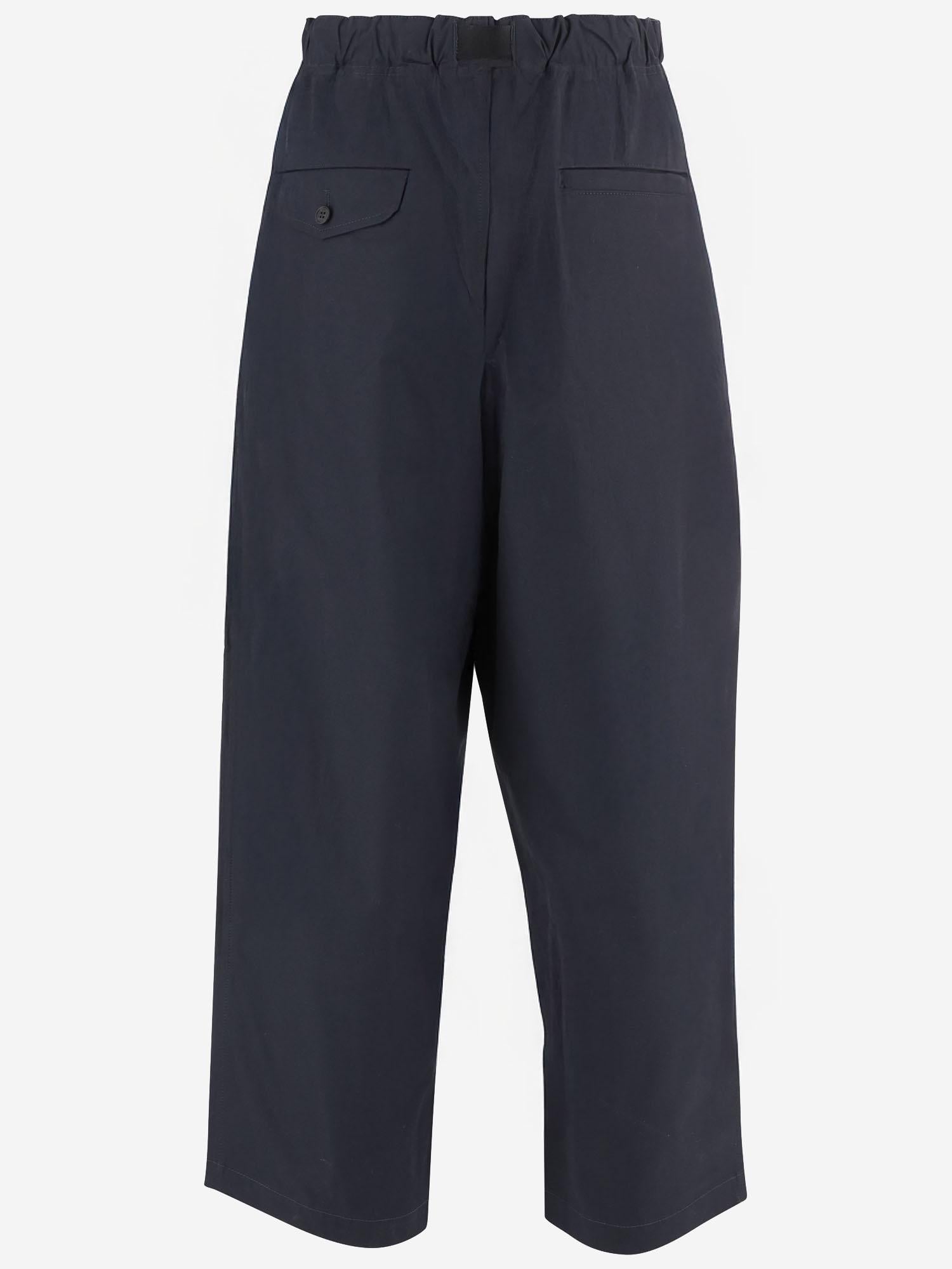 PANTALONI IN COTONE A VESTIBILITÀ AMPIA HPP012W25 2 HOMME 