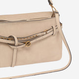 BORSA A SPALLA IN SUEDE 106176 A0F6C50Q PINKO 