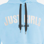 FELPA CROPPED IN COTONE CON LOGO FRONTALE 80PAIT12 CF500217 JUST CAVALLI 