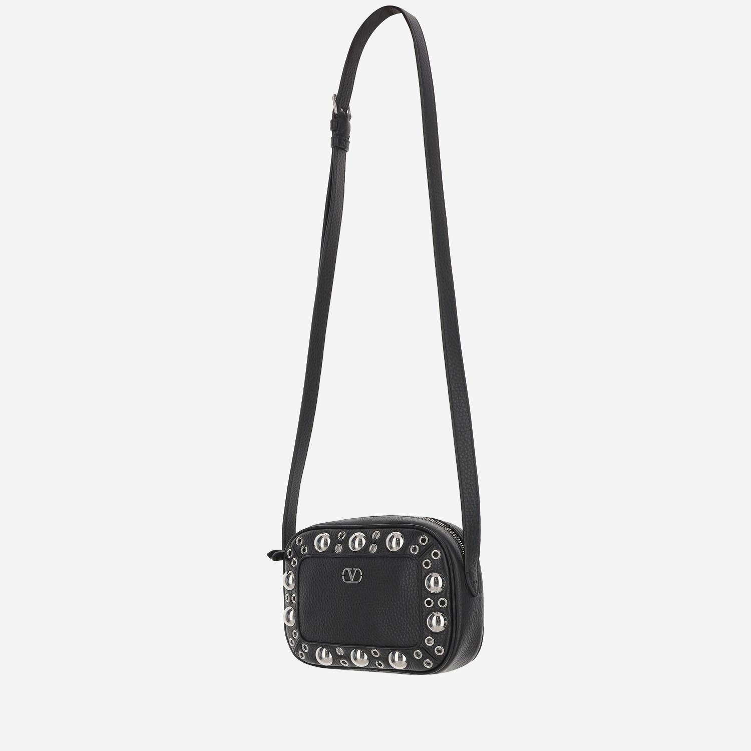 BORSA A TRACOLLA NELLCÔTE IN PELLE SCAMOSCIATA<BR/> 7W2B0R74 MJL0NO VALENTINO GARAVANI 