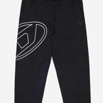 Pantaloni in cotone con ricamo Oval D J02272 0GYCJK900 DIESEL KIDS 