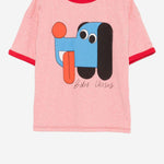 T-SHIRT IN COTONE CON STAMPA B225AC002  BOBO CHOSES 