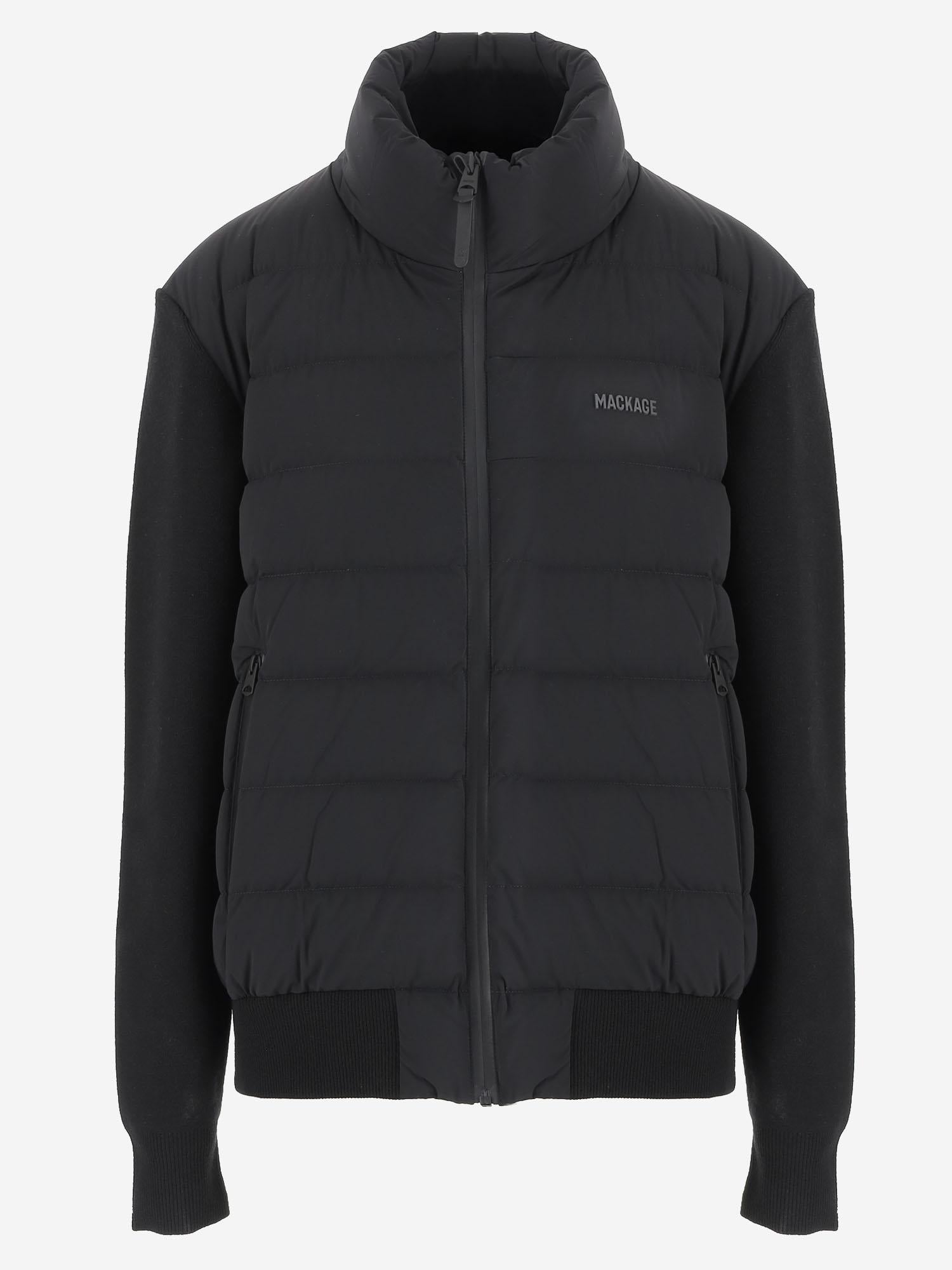 GIACCA IN MISTO LANA STRETCH CON LOGO HANEYCITYZ C0001 MACKAGE 