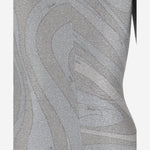 MAGLIA IN JERSEY LAMé CON MOTIVO ASTRATTO 5UJM11 5U767987 EMILIO PUCCI 