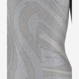 MAGLIA IN JERSEY LAMé CON MOTIVO ASTRATTO 5UJM11 5U767987 EMILIO PUCCI 