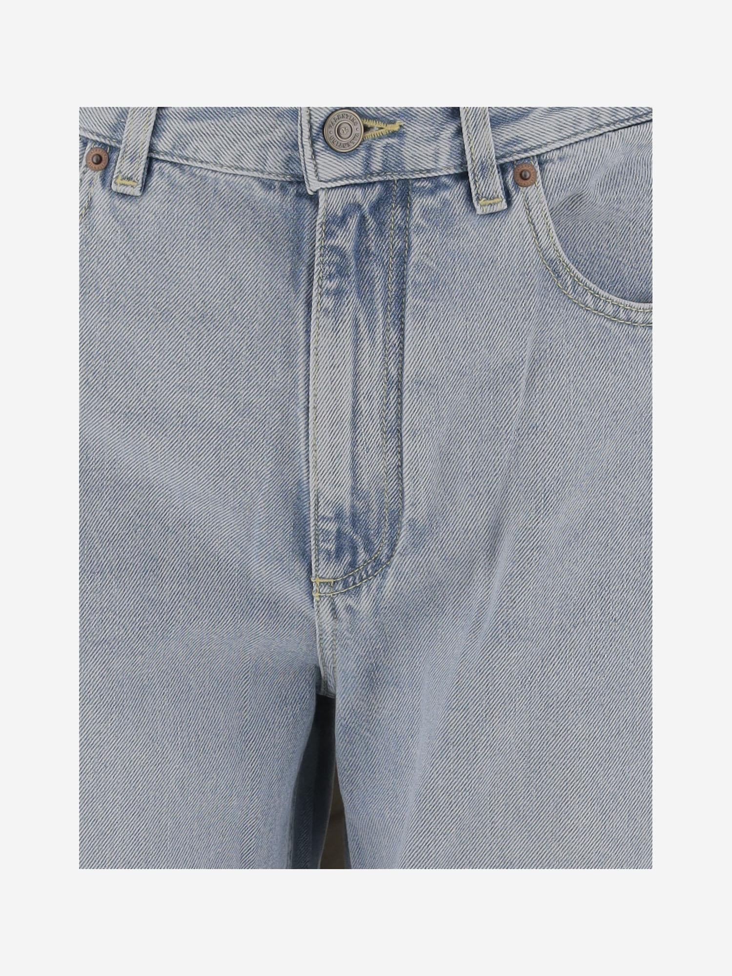JEANS IN DENIM DI COTONE 7B3DD19O 94W508 VALENTINO 