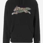 FELPA IN COTONE CON LOGO IC25381 BLACK ICECREAM 