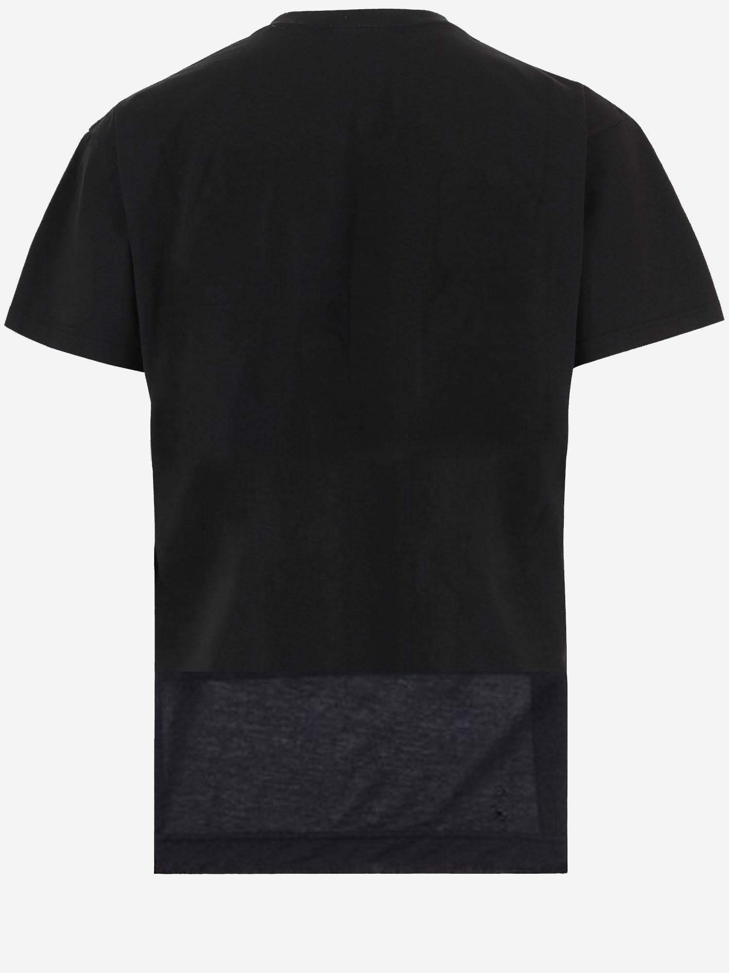 T-SHIRT IN COTONE CON LOGO 871744 TUVI71000 BALENCIAGA 