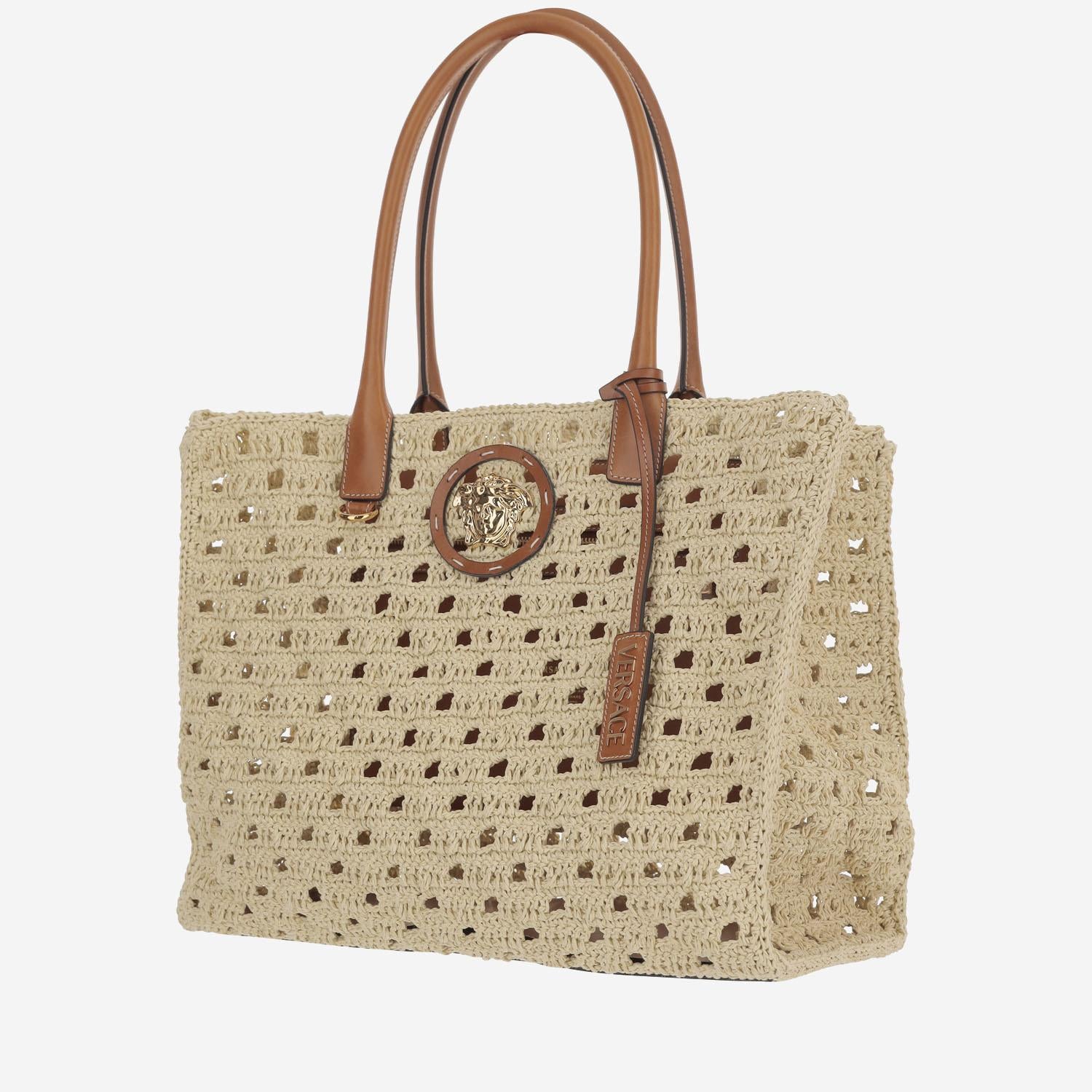 BORSA TOTE LA MEDUSA IN TELA 1004741 1A169992KJ8V VERSACE 