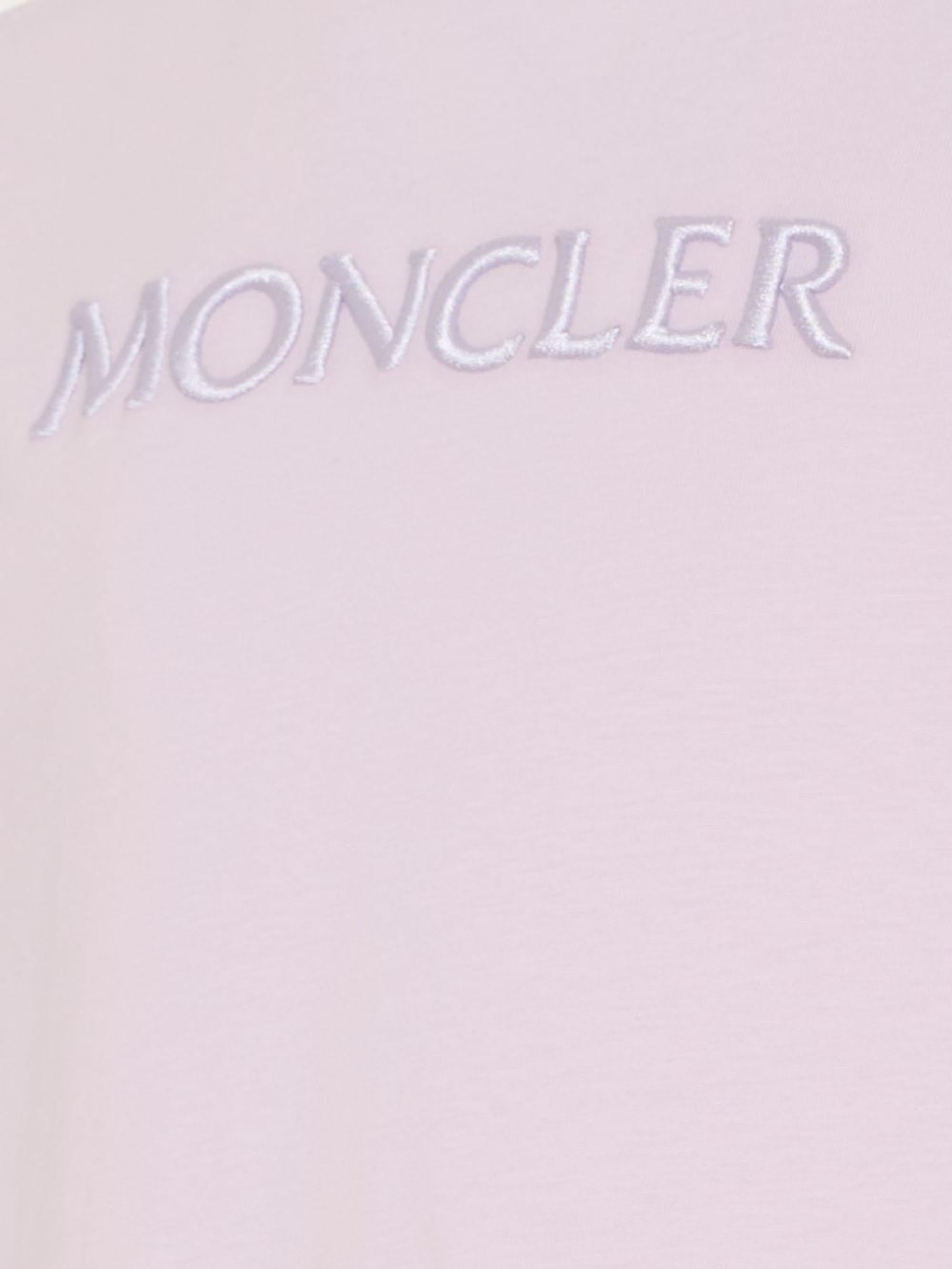 T-SHIRT IN COTONE CON LOGO 8C0000989AT9 509 MONCLER ENFANTS 