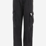 PANTALONI IN COTONE CON LOGO 56WORKDENIMPANTAURELIO BLACKDENIM APRES SURF 