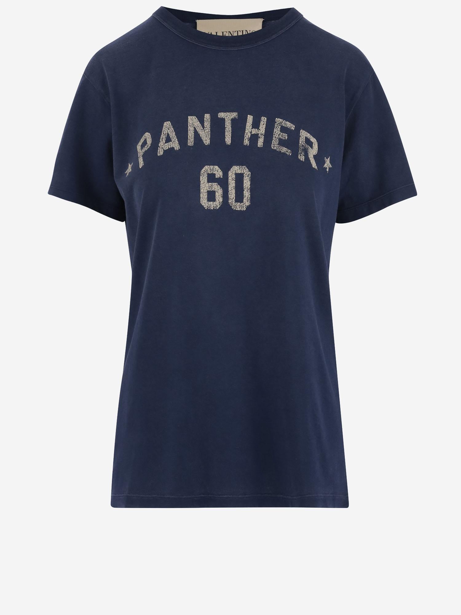 T-SHIRT CHEZ VALENTINO IN COTONE 7V3MG17E AYDAEW VALENTINO 