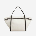 BORSA SHOPPING MEDIA IN CANVAS E PELLE XBWTIMAT300U6J 043X TODS 