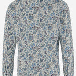 CAMICIA IN COTONE CON MOTIVO FLOREALE REGENT5 7457620 GHERARDI 