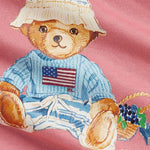 BODY IN COTONE CON POLO BEAR 310A12817001 DESERT ROSE POLO RALPH LAUREN KIDS 