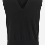 TOP LEVI IN CASHMERE 10036Y556 BLK THE ROW 