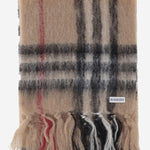 SCIARPA IN MISTO MOHAIR CON MOTIVO CHECK 8112967 SAND BURBERRY 