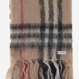 SCIARPA IN MISTO MOHAIR CON MOTIVO CHECK 8112967 SAND BURBERRY 