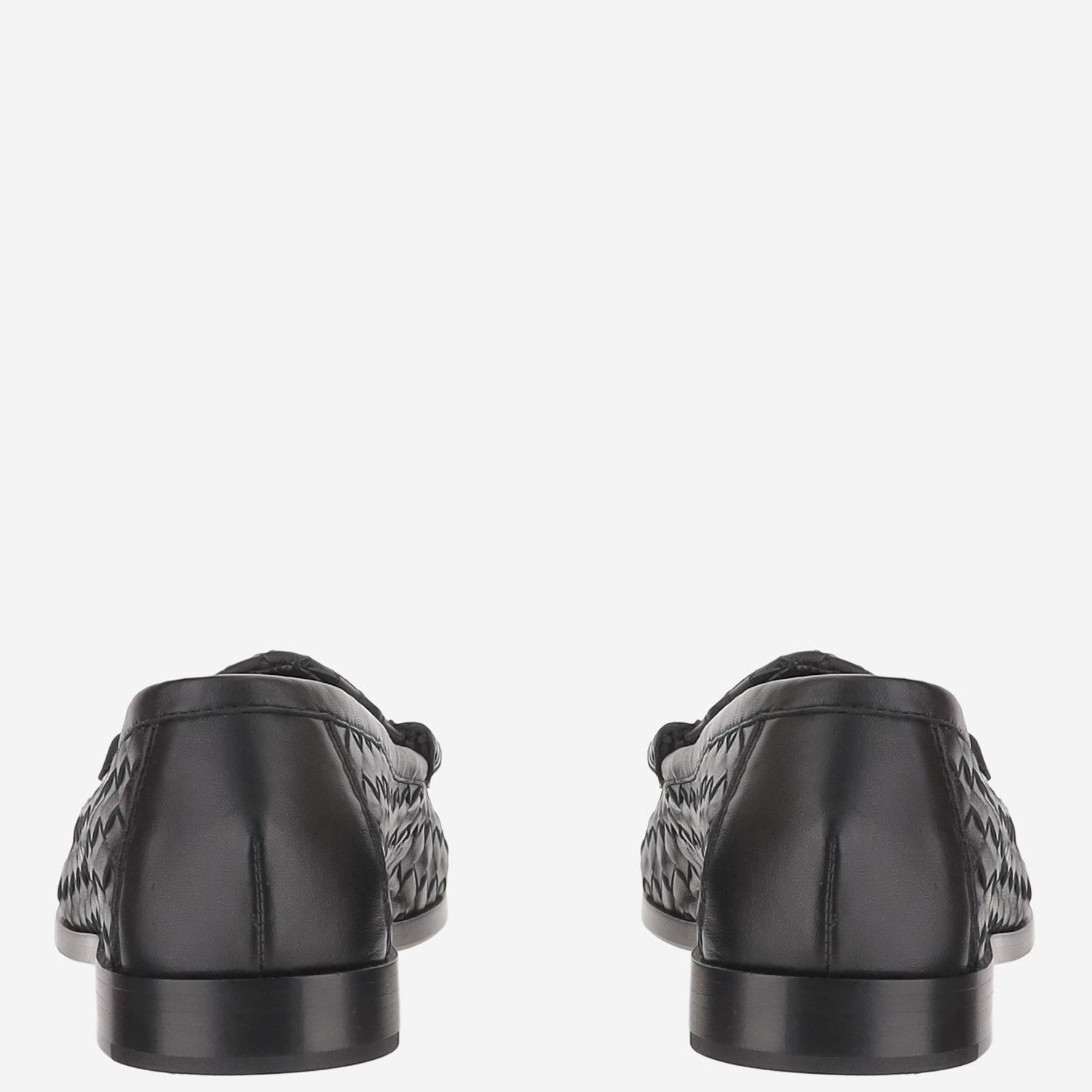 MOCASSINI SILENZIO CON MOTIVO INTRECCIATO 867815 V2ED01000 BOTTEGA VENETA 
