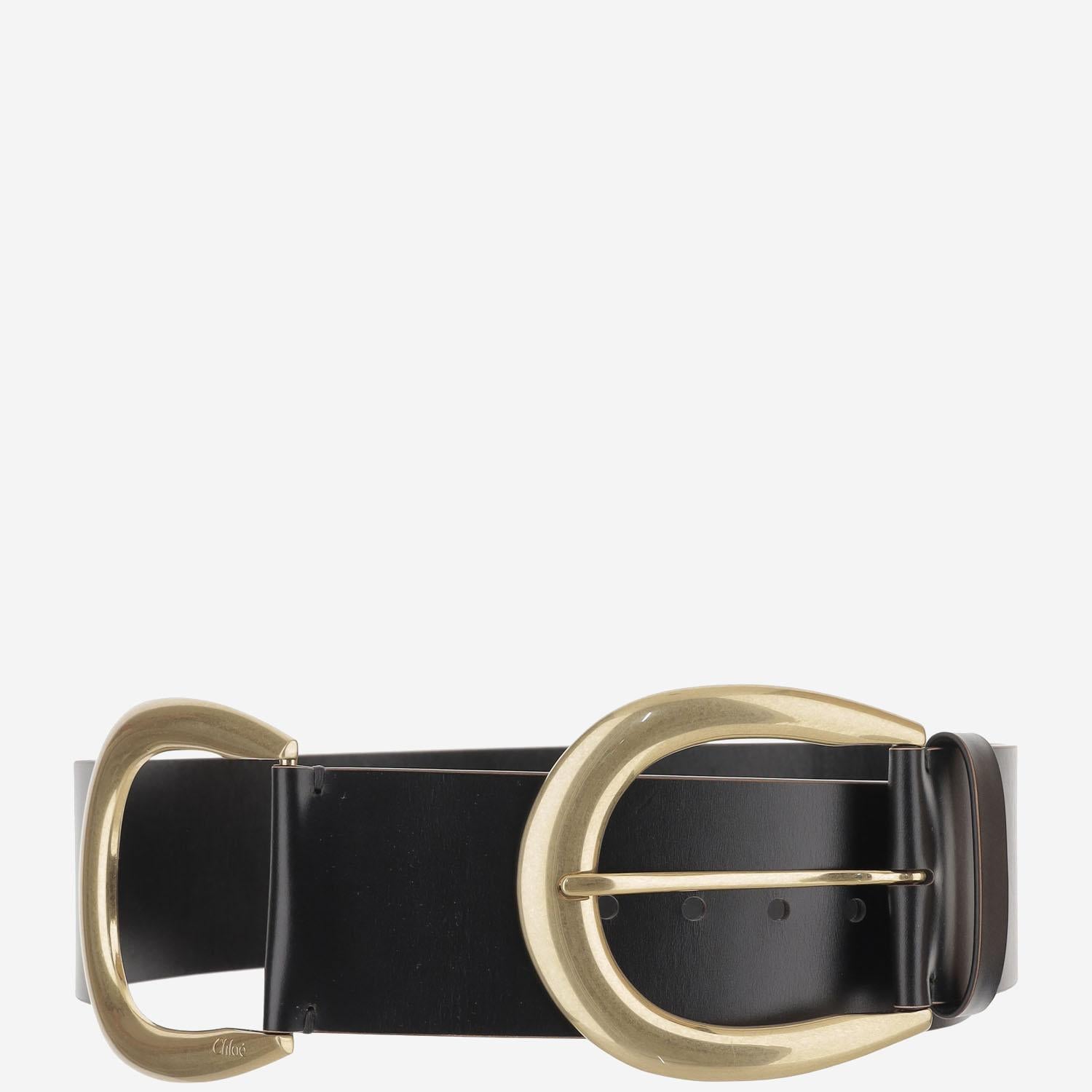 CINTURA ANITA in pelle e ottone CH25WBB04CWZ 001 CHLOE 