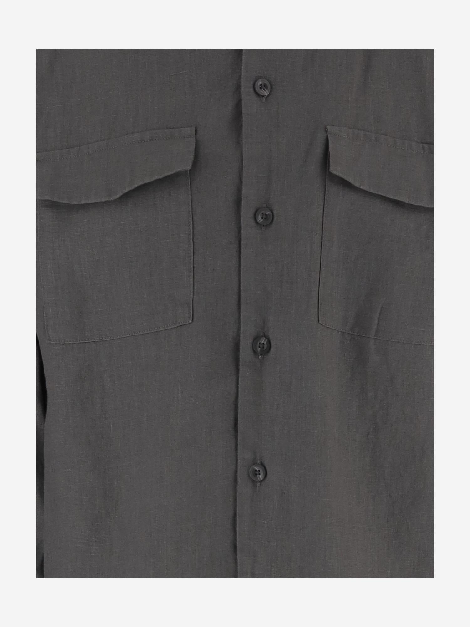 CAMICIA in lino M15161606 037SLA VINCE 