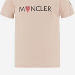 T-SHIRT IN COTONE CON LOGO 8C0003583907 514 MONCLER ENFANTS 