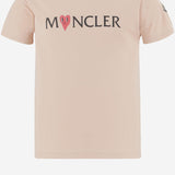 T-SHIRT IN COTONE CON LOGO 8C0003583907 514 MONCLER ENFANTS 