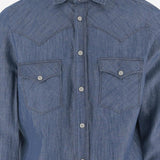 CAMICIA IN COTONE E LINO C0724D 11 FINAMORE 