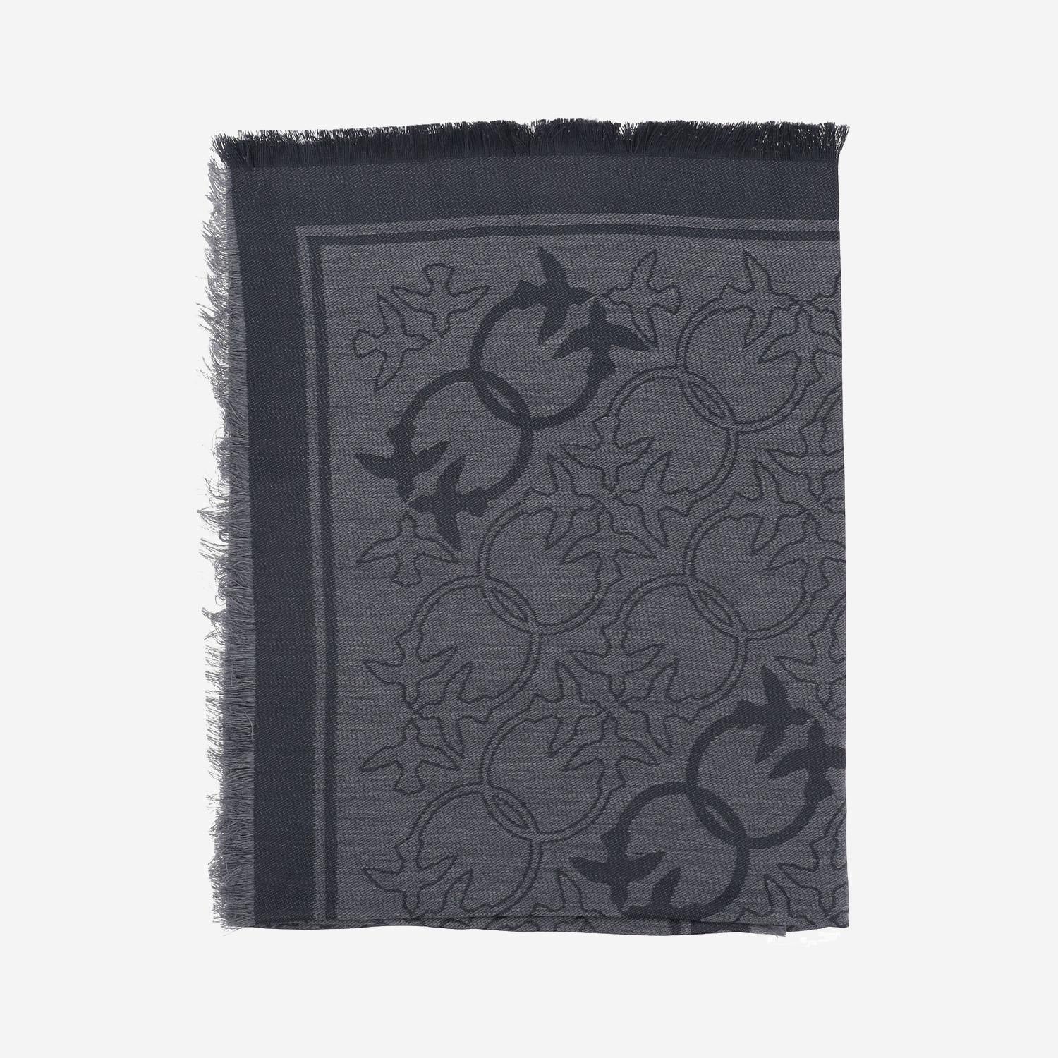 SCIARPA IN MISTO VISCOSA CON MOTIVO LOVE BIRDS 106017 A2ZHK02 PINKO 