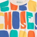 T-SHIRT IN COTONE CON LOGO B126AC137 OFFWHITE BOBO CHOSES KIDS 