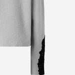 Maglione in misto lana stretch con pizzo 105505 A2R1II2 PINKO 