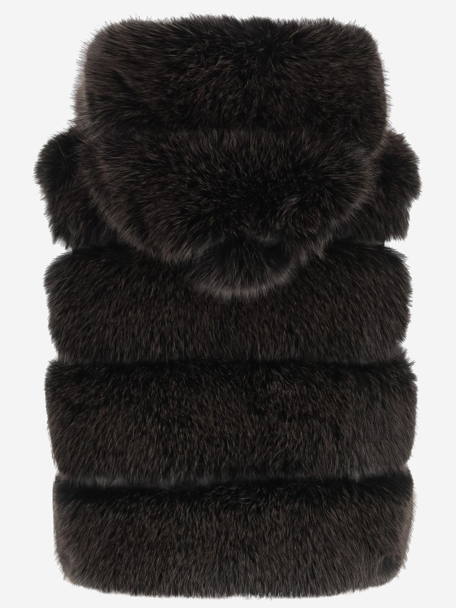 CAPPOTTO IN PELLICCIA SINTETICA CON ZIP AH126 FFX005 UNCOMMON 