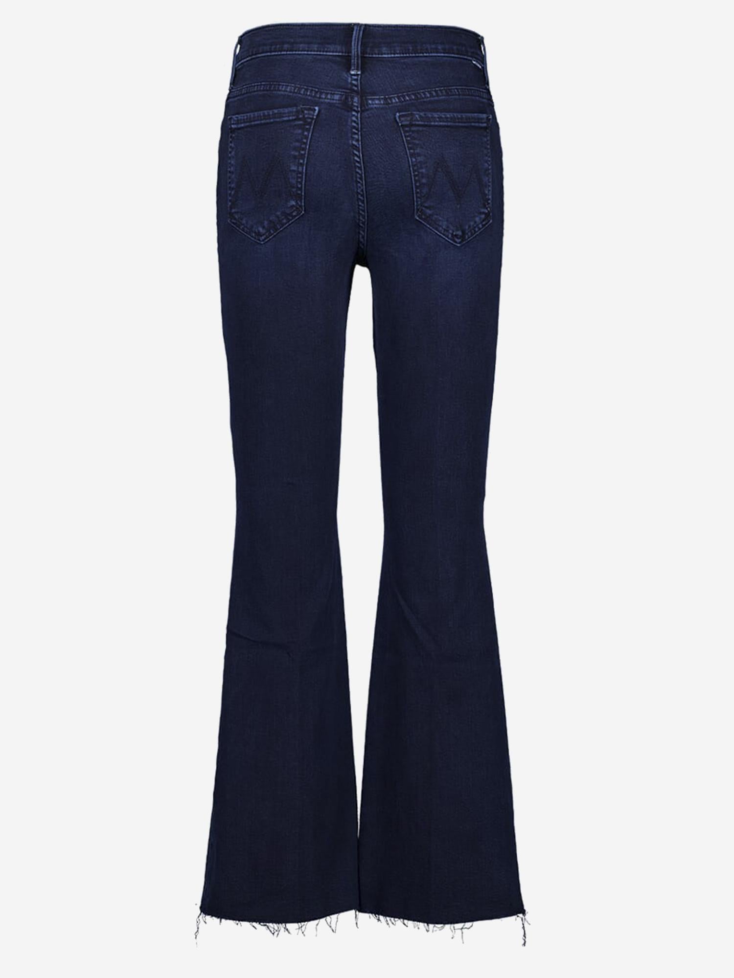 JEANS LIL WEEKENDER FRAY IN DENIM DI COTONE STRETCH P535 104CMH MOTHER 