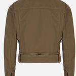 GIACCA CROPPED IN COTONE 818404 Y04VY2100 SAINT LAURENT 