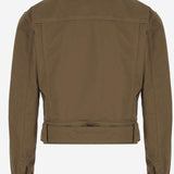 GIACCA CROPPED IN COTONE 818404 Y04VY2100 SAINT LAURENT 