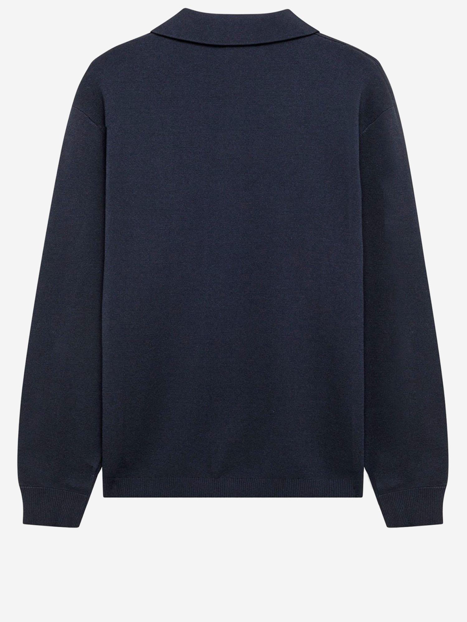 GIACCA IN MISTO VISCOSA CON LOGO JAPM026B KNITBLUE AUTRY 