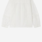 CAMICETTA EMELIA IN COTONE CON PIZZO RICAMATO W05GBLW00008 002 BONPOINT KIDS 